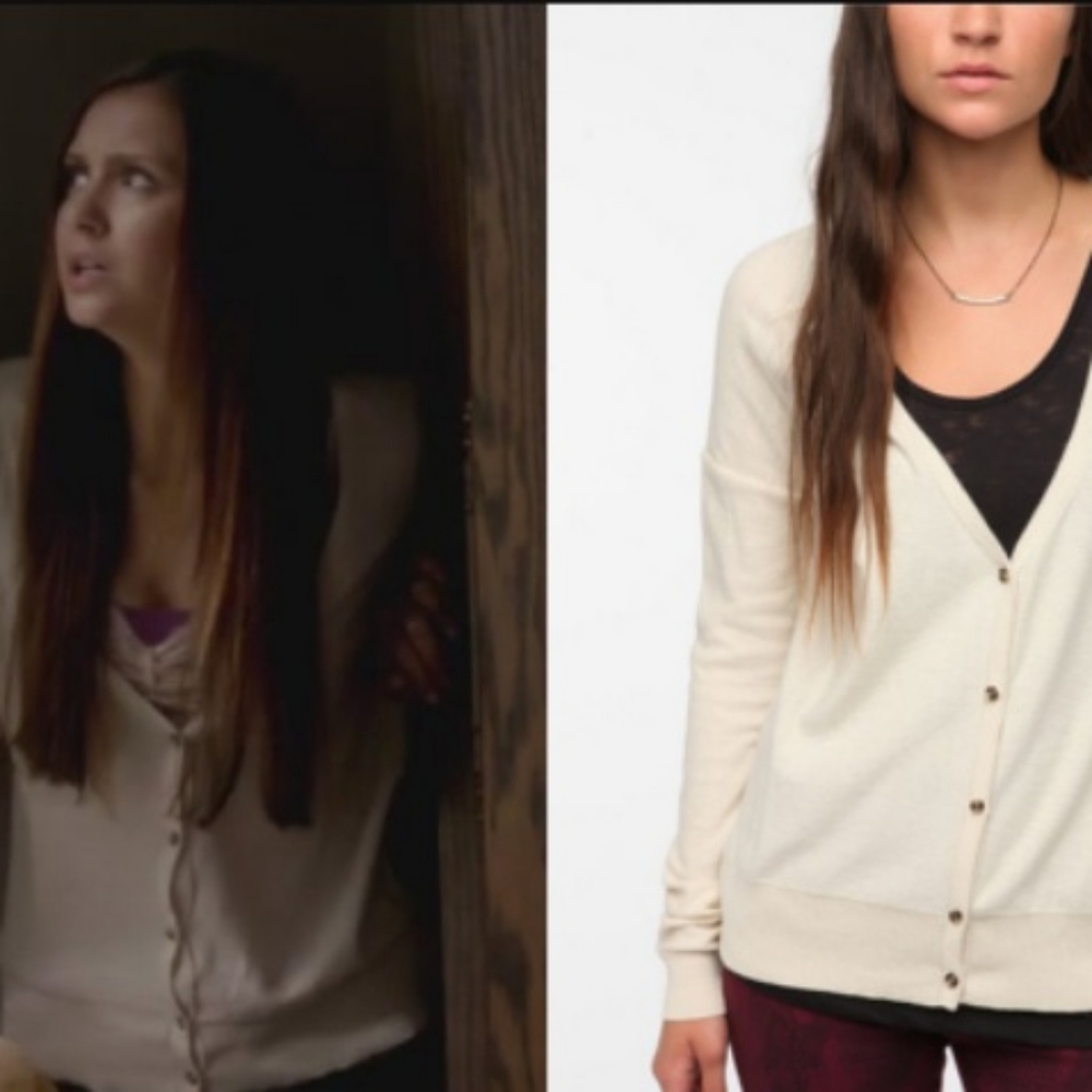 ASO Vampire Diaries Rare BDG Cardigan as seen worn by Elena Gilbert.  SA.
